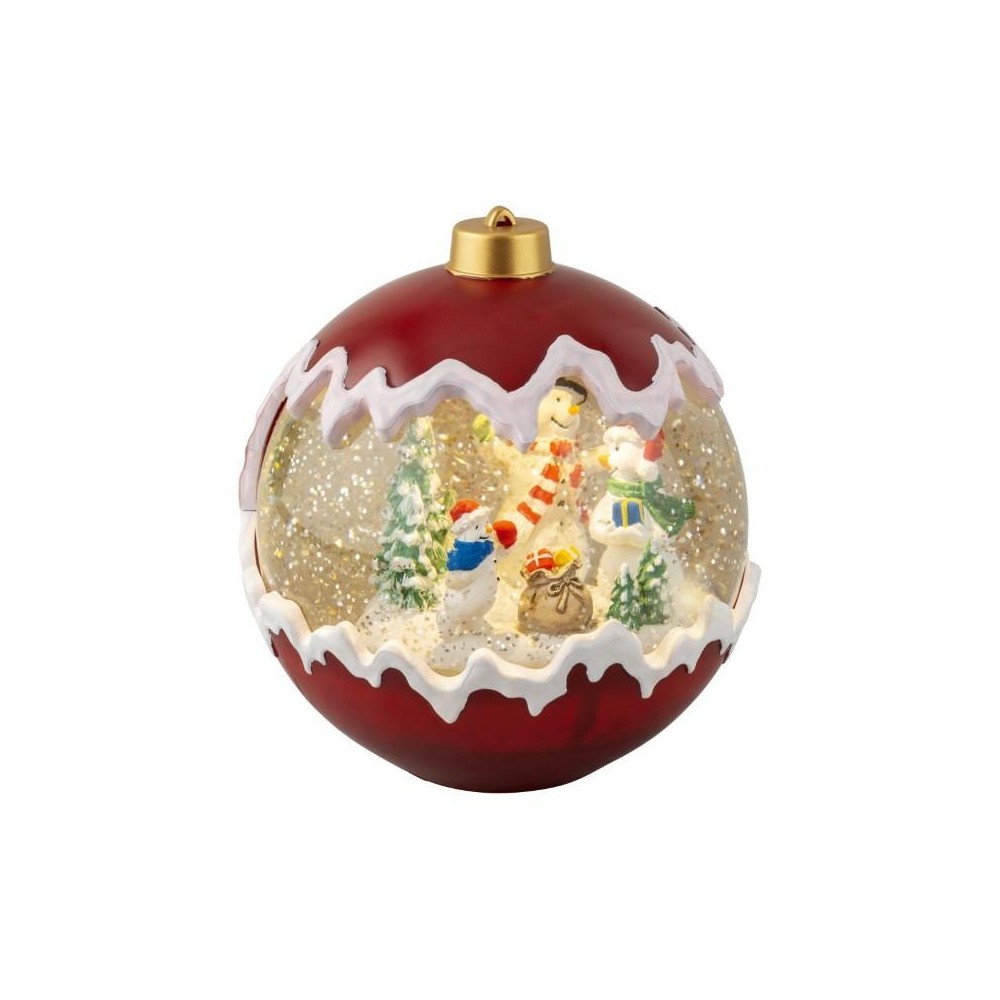 SFERA LED NATALE CON ACQUA H.16.3